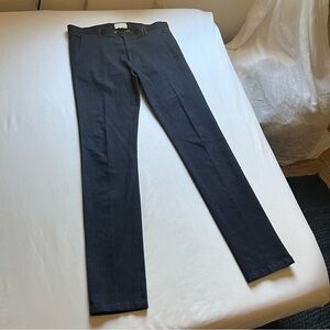 ARJE dark blue denim stretch slim fit mid rise jeans